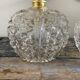 Set of wall sconces in chiseled glass