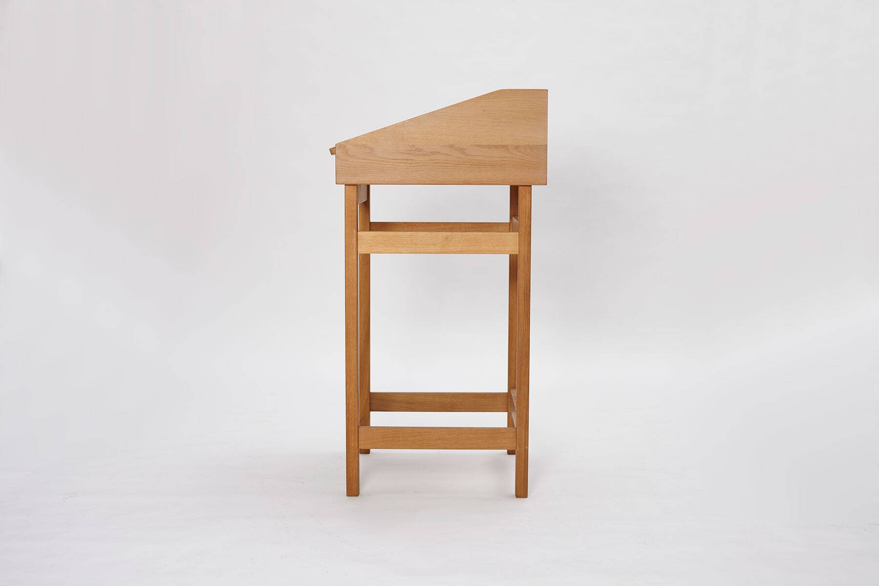 Bureau secrétaire en chêne, Danemark années 1960.