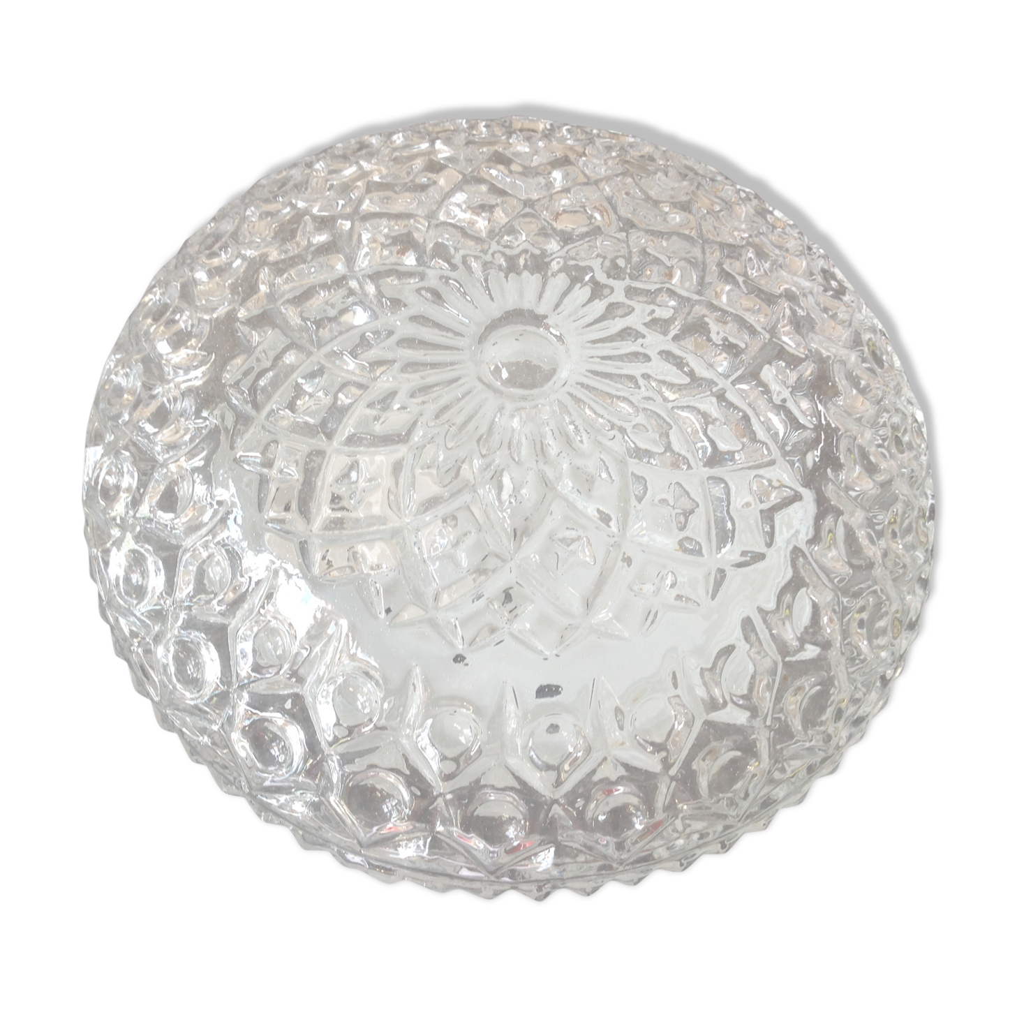 Half-moonized structured glass 60/70