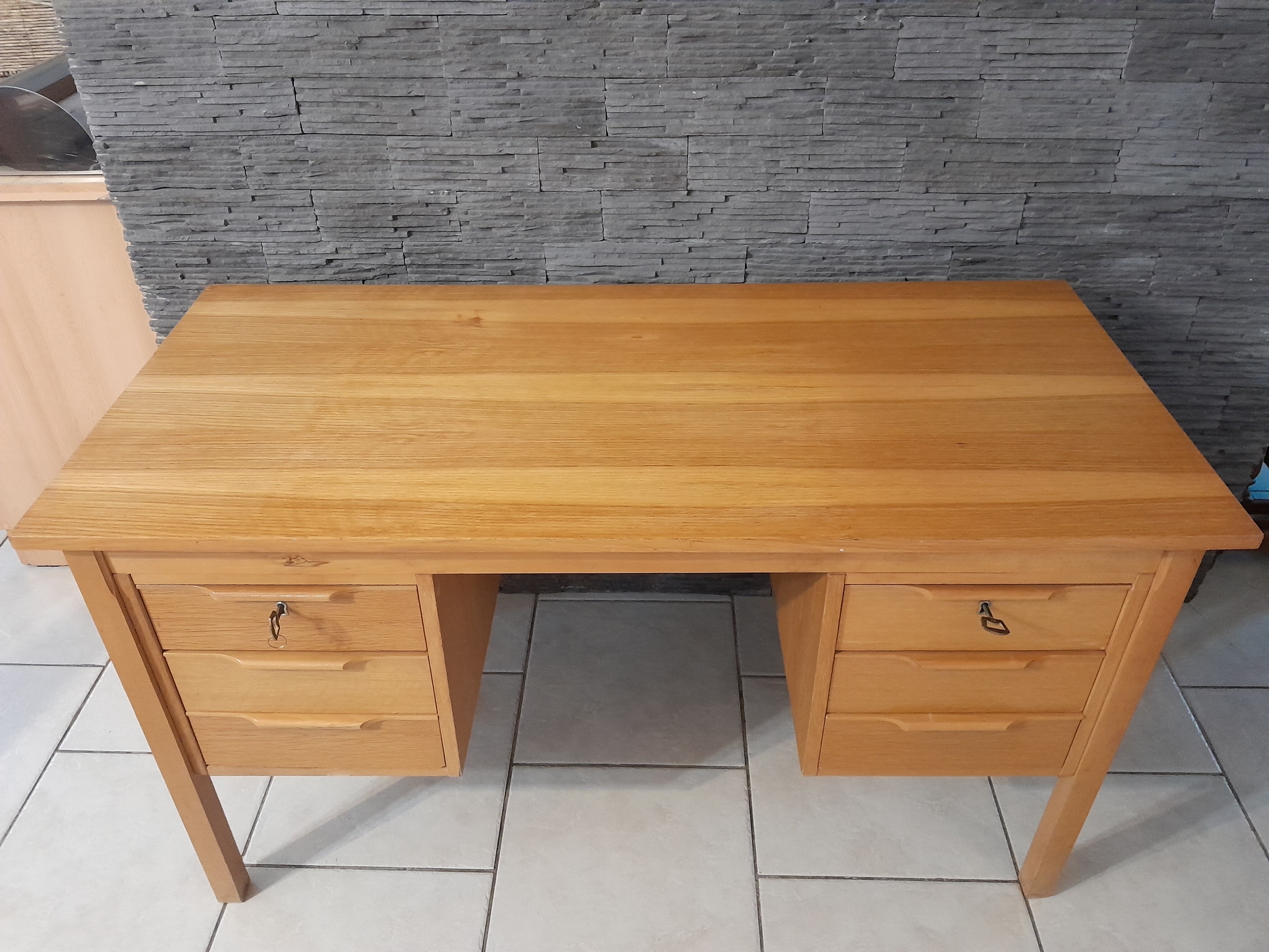 Danish Scandinavian vintage desk Bent Silberg Mobler Mid Century