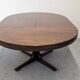 Table ronde de salle à manger extensible Baumann, France vers 1970