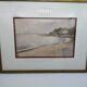 Aquarelle "Plage de la Garoupe Antibes"