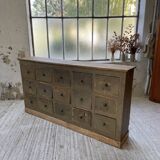 Green patina workshop furniture