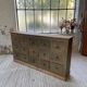 Green patina workshop furniture