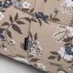 Togo lounge chair with pouf and 2-seater sofa in patterned fabric by Michel Ducaroy for Ligne Roset, set of 3
