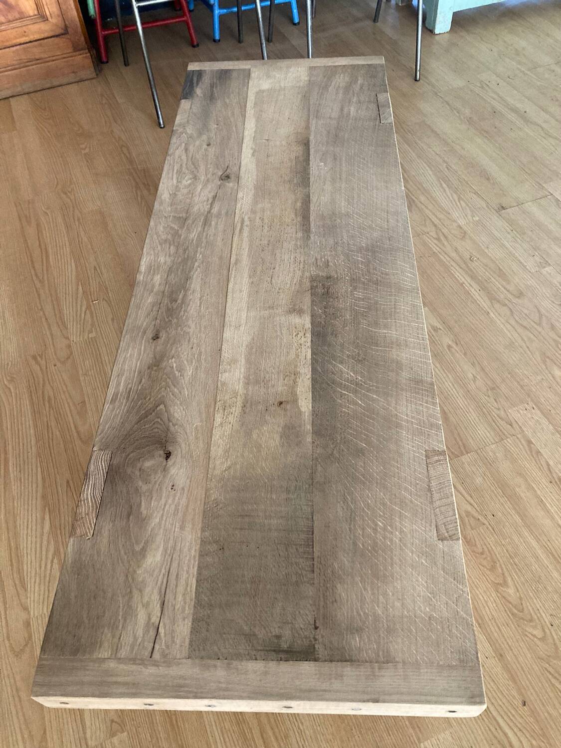 Solid oak coffee table
