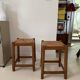 Solid oak stool