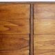 Vintage 22-drawer wooden flat filing cabinet, handmade
