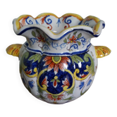Pot vase Desvres Fourmaintraux Courquin 19th