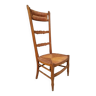 Straw fireside chair