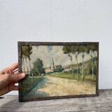 Petit tableau impressionniste paysage
