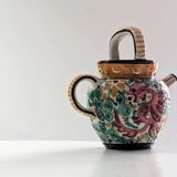 Pitcher Pot Earthenware - dragon decor - Swirling patterns and fantastic creatures - Masse frères