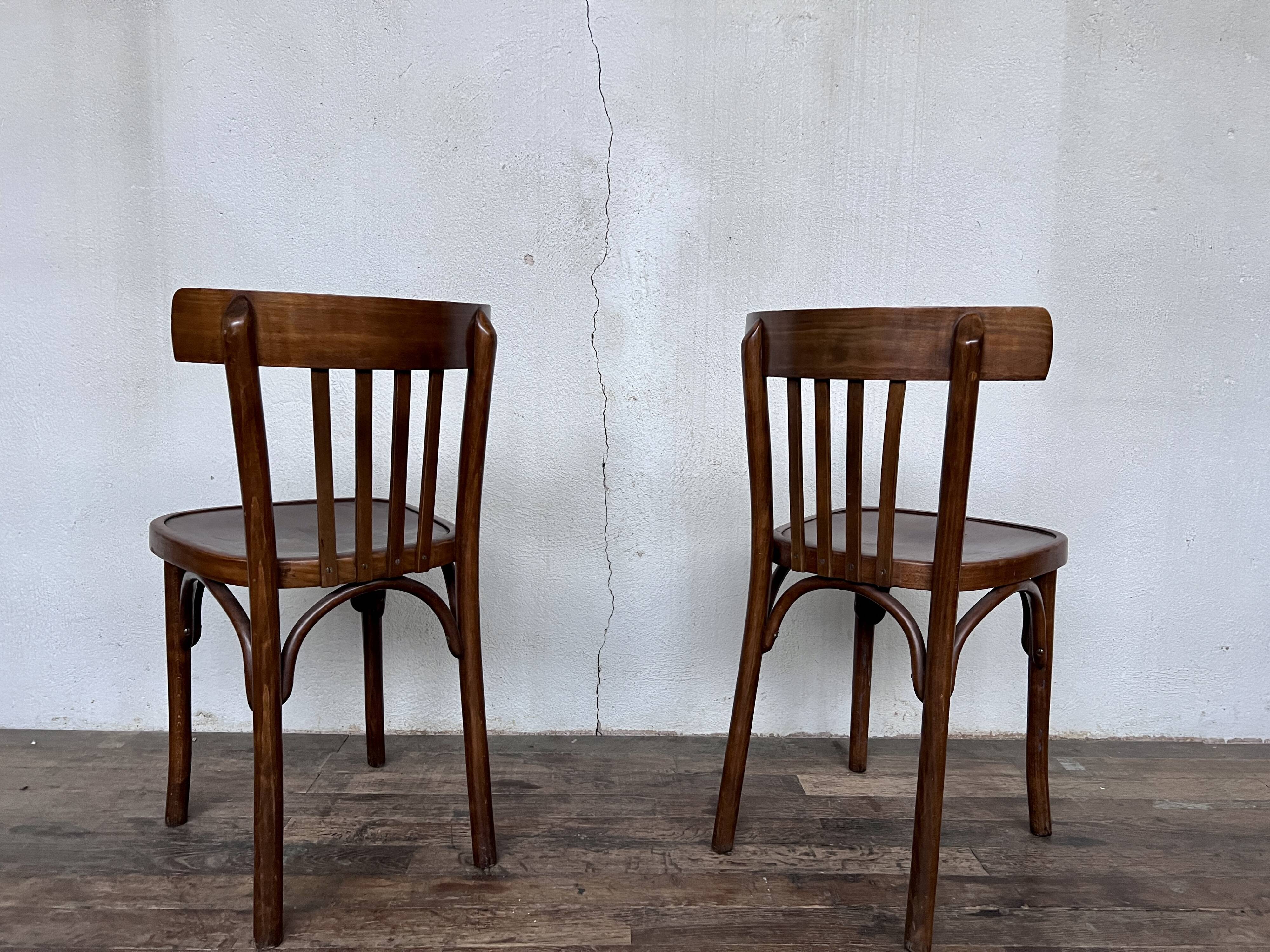 Pair of vintage Parisian bistro chair barter 195