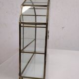 Old table display case