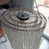 Baroque beaded pendant lamp