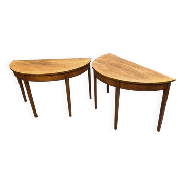 Paire de tables consoles George III en acajou