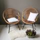 Rattan armchair