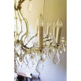 Supergrand chandelier with crystals 16 bulbs