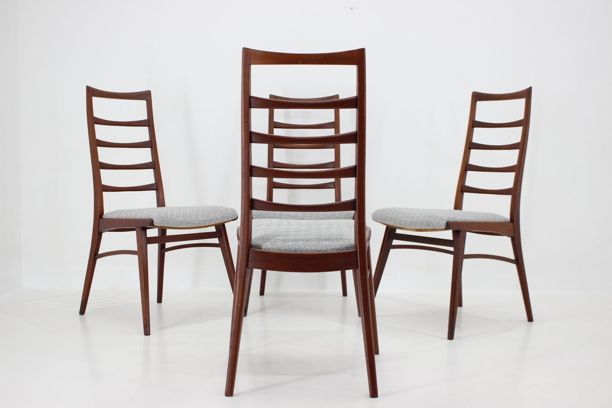 1960s Set of Four Dining Chairs in Teak, Germany