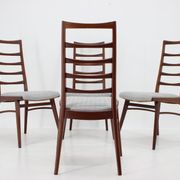 1960s Set of Four Dining Chairs in Teak, Germany