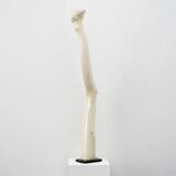 Abstract sculpture, painted wood and steel, American school, c.1960