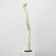 Abstract sculpture, painted wood and steel, American school, c.1960
