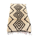 Berber carpet Beni Ourain vintage 190x100cm