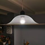 Vintage white metal suspension 1980