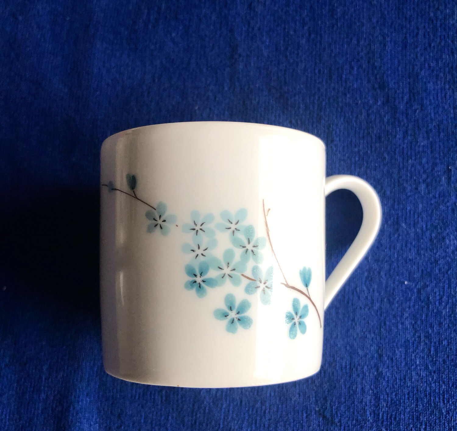 Former coffee service Myosotis porcelaine of Limoges
