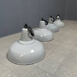 Light gray enamel Philips pendant lamps
