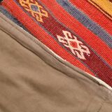 4x6 Multicolor Handmade Modern Kilim Rug, 128x187Cm