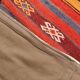4x6 Multicolor Handmade Modern Kilim Rug, 128x187Cm