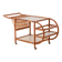 Bar Cart in Bamboo & Rattan, 1950s Denmark