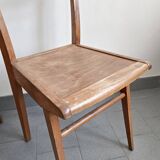 Set of 4 vintage Luterma bistro chairs 1950