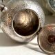 Selfish service in hammered silver-plated metal, 1930s - 3 pieces