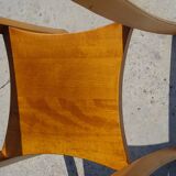 High solid wood harness, double trays