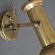 Brass articulated wall lamp – steampunk spirit -