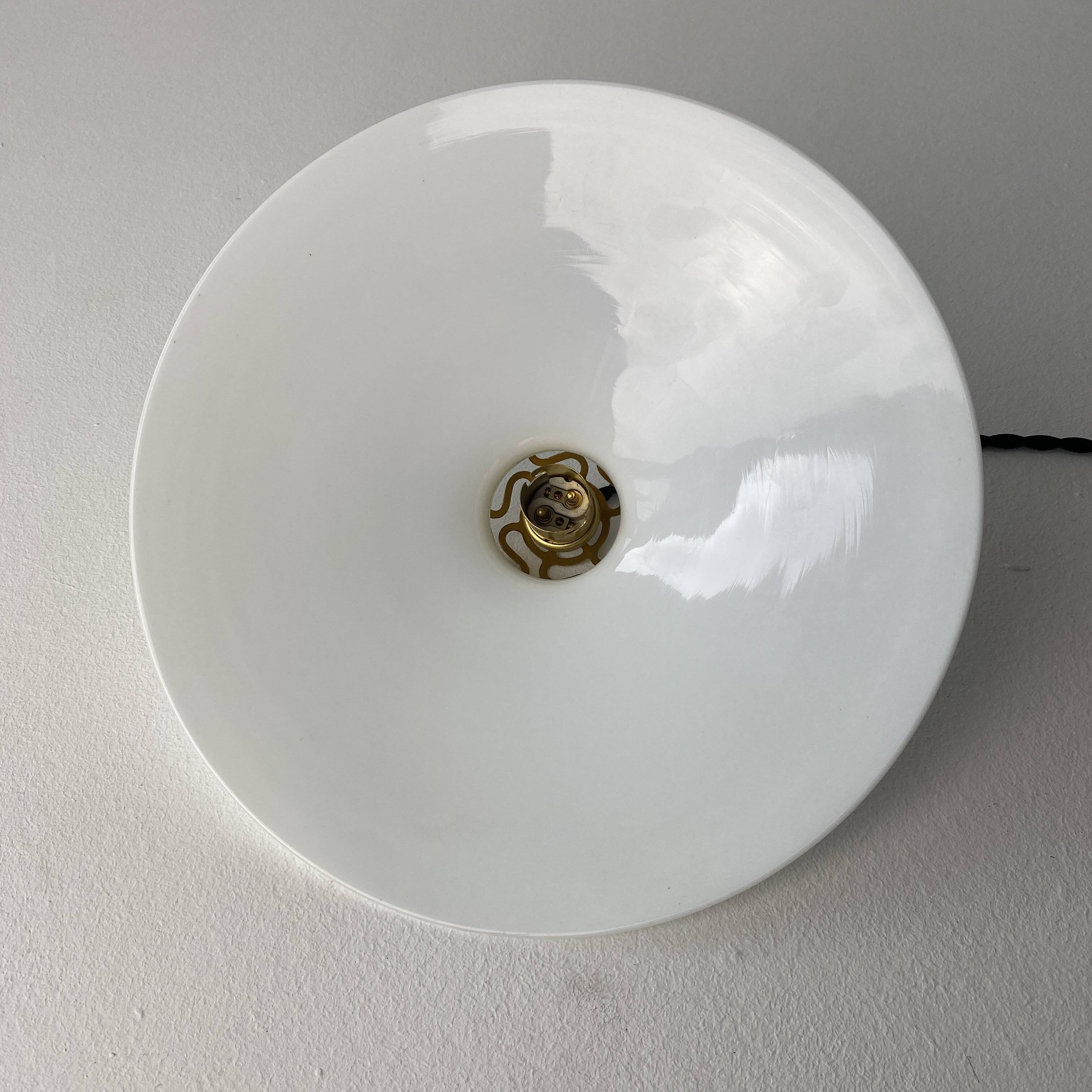 Old conical pendant in vintage opaline