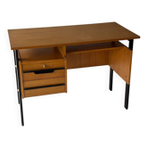 Bureau moderniste en chêne, années 60