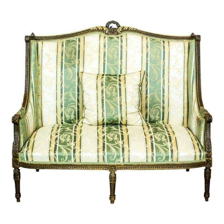 Small Upholstered Sofa, 1890s