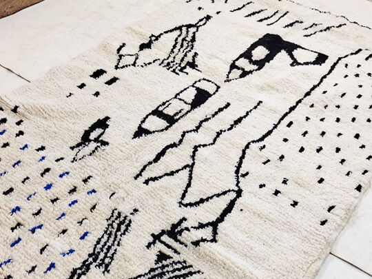 Moroccan berbere carpet 280x153cm