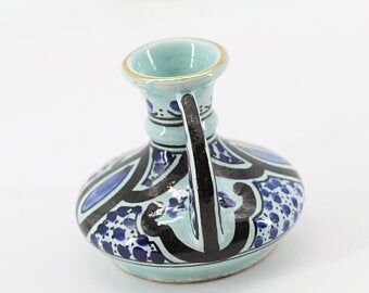 Tunisian ceramic vase Azouz kharraz
