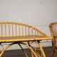 Bureau en rotin et sa chaise