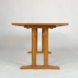 Vintage dining table pine AMA 70s shaker table