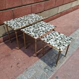 Table basse gigogne vintage