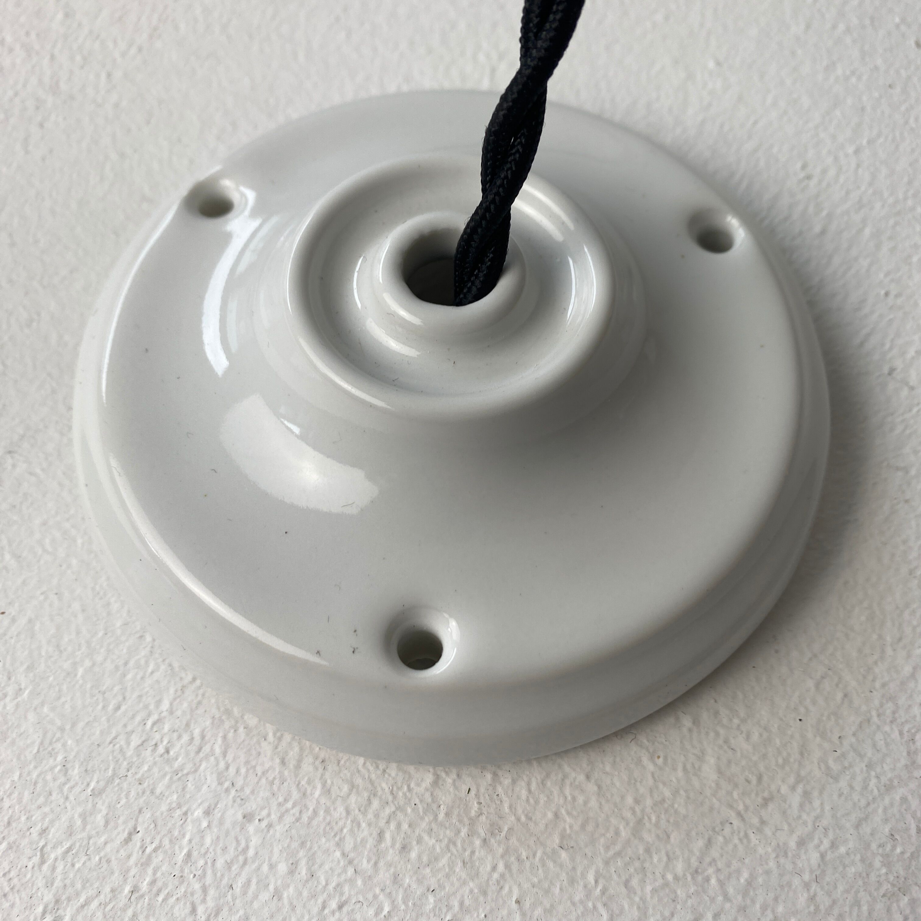 Old vintage opaline pendant lamp