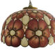 Suspension en capiz motif floral