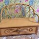 Bench chest child rattan vintage