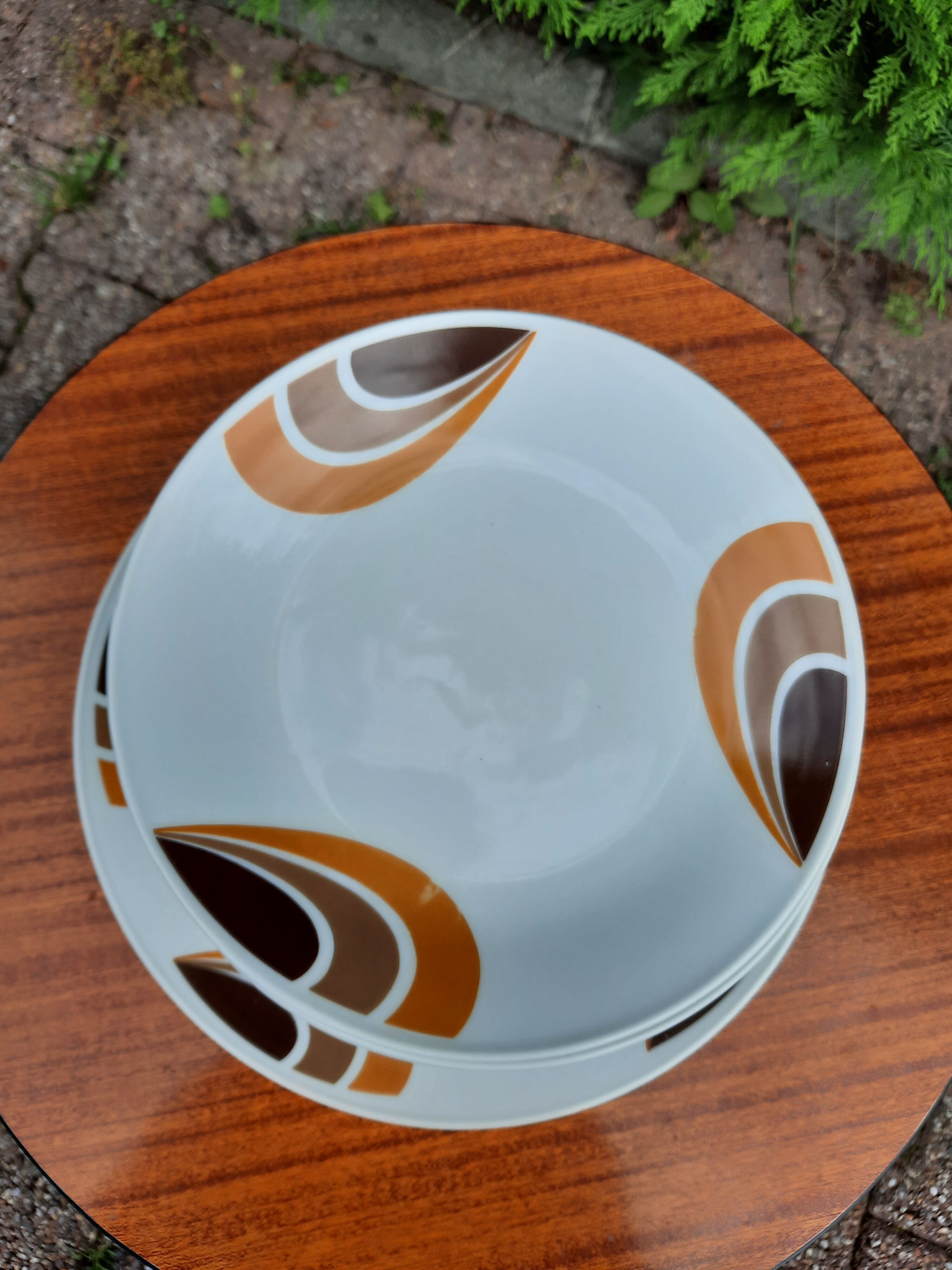 Service à dessert vintage porcelaine allemande