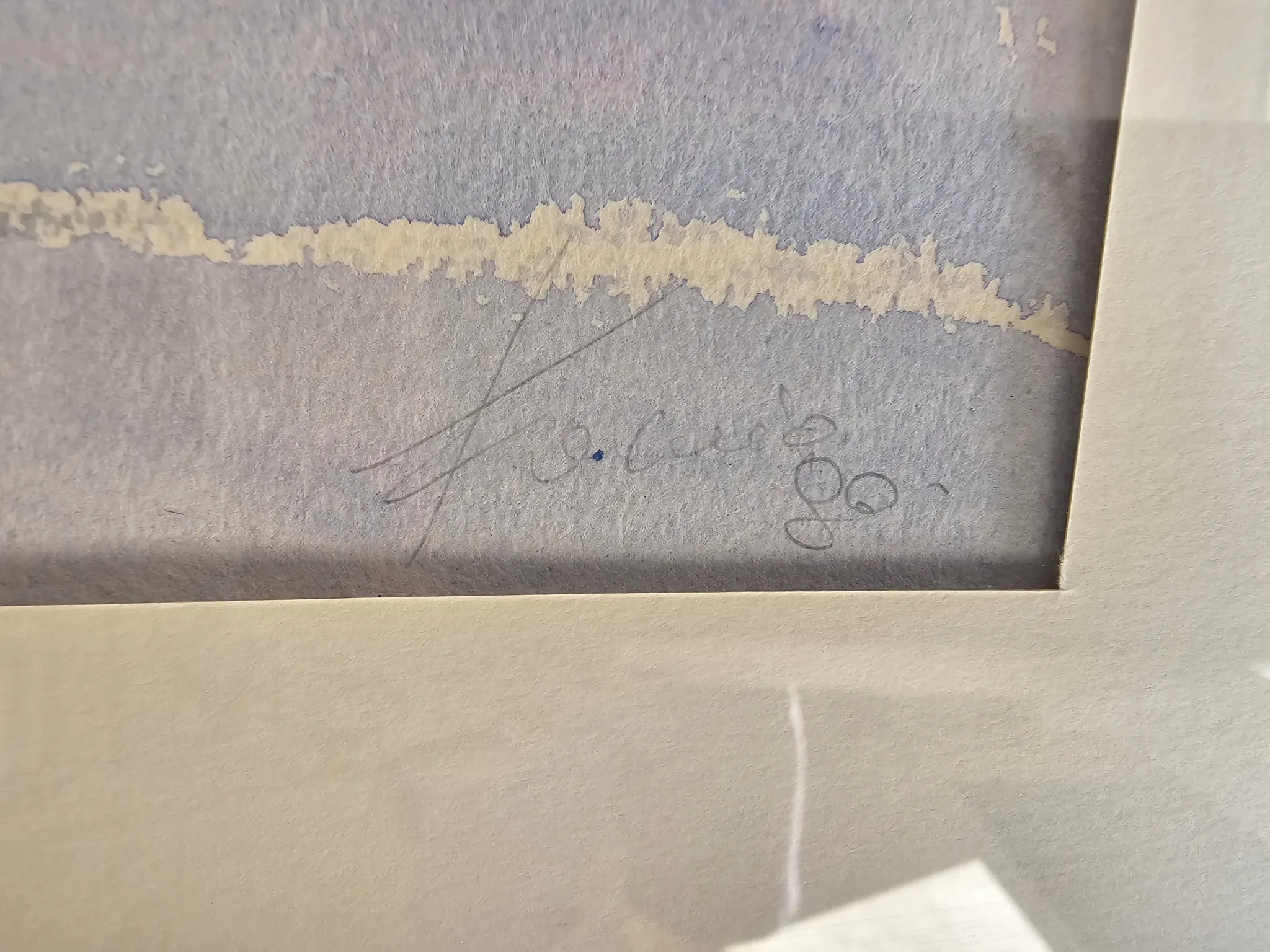 Watercolour painting of the port and boats of Saint-Tropez signed Fulvio.